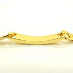 18K Gold Plated Men's Bracelet 9mm Wide Polished ID Curved Plate, 8-Inch Long Cuban Link, High-Quality 304L Stainless Steel, Mirror Finish, Unique Cowboy Buckle Design, Easy to Wear, Fashionable and Elegant, Exquisite Gift - Image 5