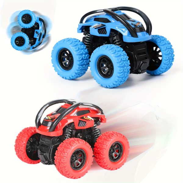 Monster Truck Toy, Mixed Colors, Battery-Free, Manual Operation, Plastic Material, Indoor/Outdoor Family Entertainment And Parent-Child Interaction, Suitable for Boys And Girls, Perfect Easter, Christmas, Halloween, New Year Party Gift