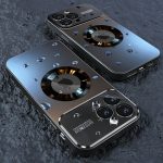 Phone Case - Luxury Titanium-Colored Glass Window Magnetic Wireless Charging Phone Case Compatible with for Iphone 11 12 13 14 15 16 17 Pro Max Air Plus, Shockproof Hard Matte Back Cover, Fully Encasing Camera Lens Protection Phone Case - Image 6