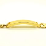 18K Gold Plated Men's Bracelet 9mm Wide Polished ID Curved Plate, 8-Inch Long Cuban Link, High-Quality 304L Stainless Steel, Mirror Finish, Unique Cowboy Buckle Design, Easy to Wear, Fashionable and Elegant, Exquisite Gift - Image 9