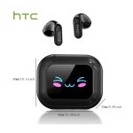 HTC NE20 AI Translator Headset with Real-Time Translation in 131+ Languages, Wireless 6.0 Wireless, Long-Lasting Battery, Touch Control, Smart LCD Screen, Gaming Mode, Compatible with PC/Phone/Tablet - for Travel, Gaming, Business, Everyday Use - Lightweight AI Translation Earbuds, Business Communication, Modern Earbuds, Premium Sound Quality, Multilingual Speakers - Image 3