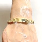18K Gold Plated Men's Bracelet 9mm Wide Polished ID Curved Plate, 8-Inch Long Cuban Link, High-Quality 304L Stainless Steel, Mirror Finish, Unique Cowboy Buckle Design, Easy to Wear, Fashionable and Elegant, Exquisite Gift - Image 7