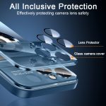 Phone Case - Luxury Titanium-Colored Glass Window Magnetic Wireless Charging Phone Case Compatible with for Iphone 11 12 13 14 15 16 17 Pro Max Air Plus, Shockproof Hard Matte Back Cover, Fully Encasing Camera Lens Protection Phone Case - Image 15