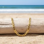 Hip Hop Fashion Luxury Golden NK Unisex Necklace - Image 2