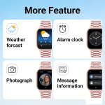 Smart Watch with Wireless Call (Answer/Make/Reject Calls) for Men Women, Fitness Activity Tracker with Multiple Sports Modes/Ai Voice/Calculator, Compatible with Iphone Android - Image 9