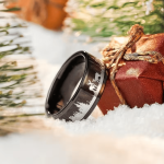 Tungsten Ring for Men, Featuring a Deer Design, Ideal As a Promise Ring for Wildlife Lovers. This Deer Silhouette Ring Makes a Great Gift for Christmas, Valentine'S Day, Boyfriends, Or Husbands - Image 4