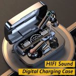 True Wireless Theater Headphones with Digital Display & LED Indicators, Motion-Activated Charging, 9D HIFI Sound, Fingerprint Touch Control, USB-C Charging, Long-Lasting Battery Life for Gaming & Movies, Theater Audio, Modern Headphones, Advanced Technology, Noise Isolation, Movie Lovers - Image 4