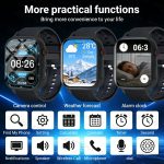 Smart Watch with Wireless Call (Answer/Make/Reject Calls) for Men Women, Fitness Activity Tracker with Multiple Sports Modes/Ai Voice/Calculator, Compatible with Iphone Android - Image 2