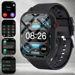 Smart Watch with Wireless Call (Answer/Make/Reject Calls) for Men Women, Fitness Activity Tracker with Multiple Sports Modes/Ai Voice/Calculator, Compatible with Iphone Android