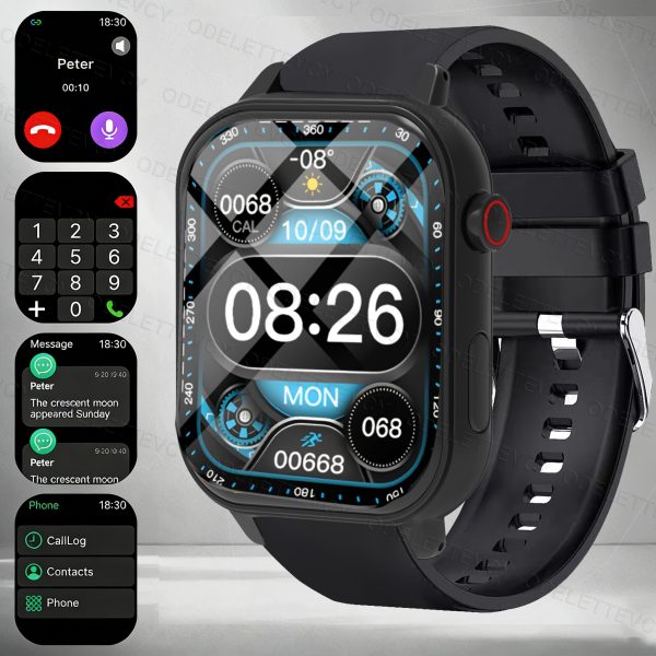Smart Watch with Wireless Call (Answer/Make/Reject Calls) for Men Women, Fitness Activity Tracker with Multiple Sports Modes/Ai Voice/Calculator, Compatible with Iphone Android